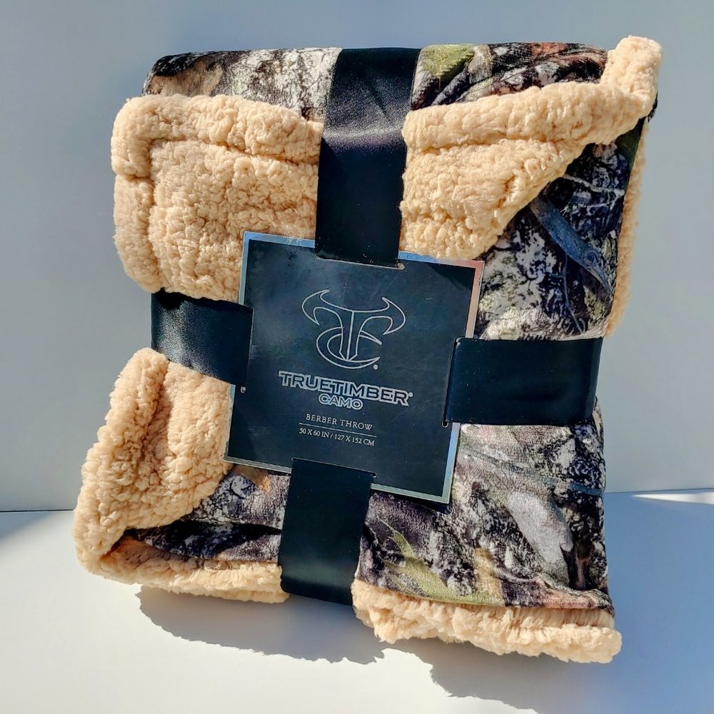 Camo Blanket - Luxury Berber Throw